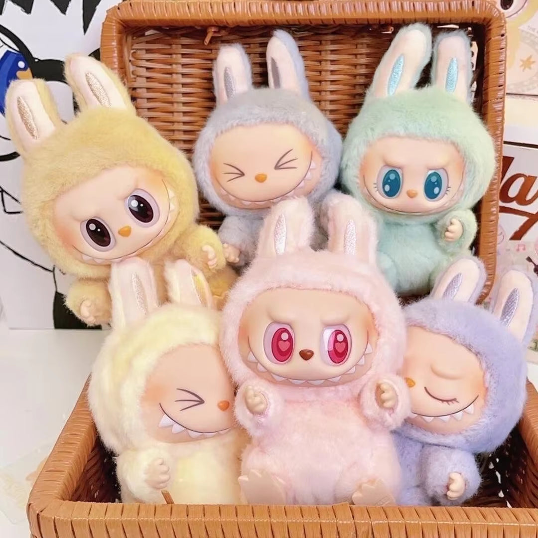Caixa Misteriosa Labubu: Figuras de Ação Anime 17cm - Brinquedos PVC Colecionáveis e Ornamentos Divertidos!