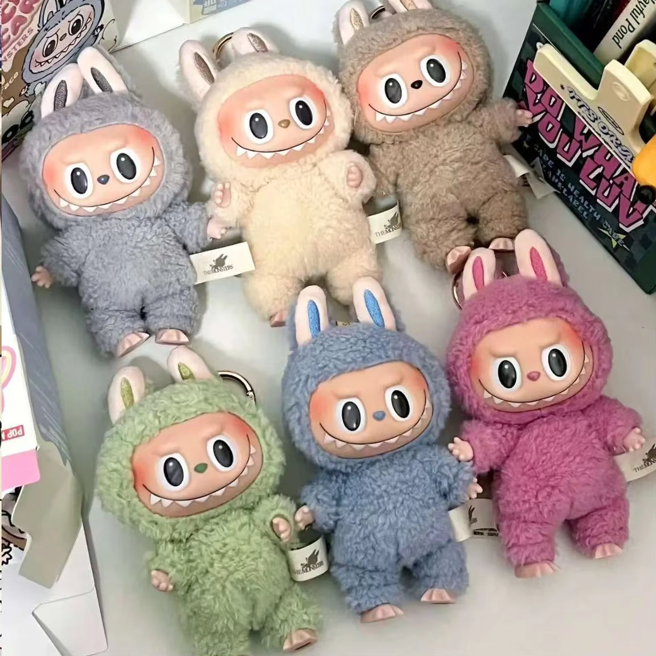 Caixa Misteriosa Labubu: Figuras de Ação Anime 17cm - Brinquedos PVC Colecionáveis e Ornamentos Divertidos!