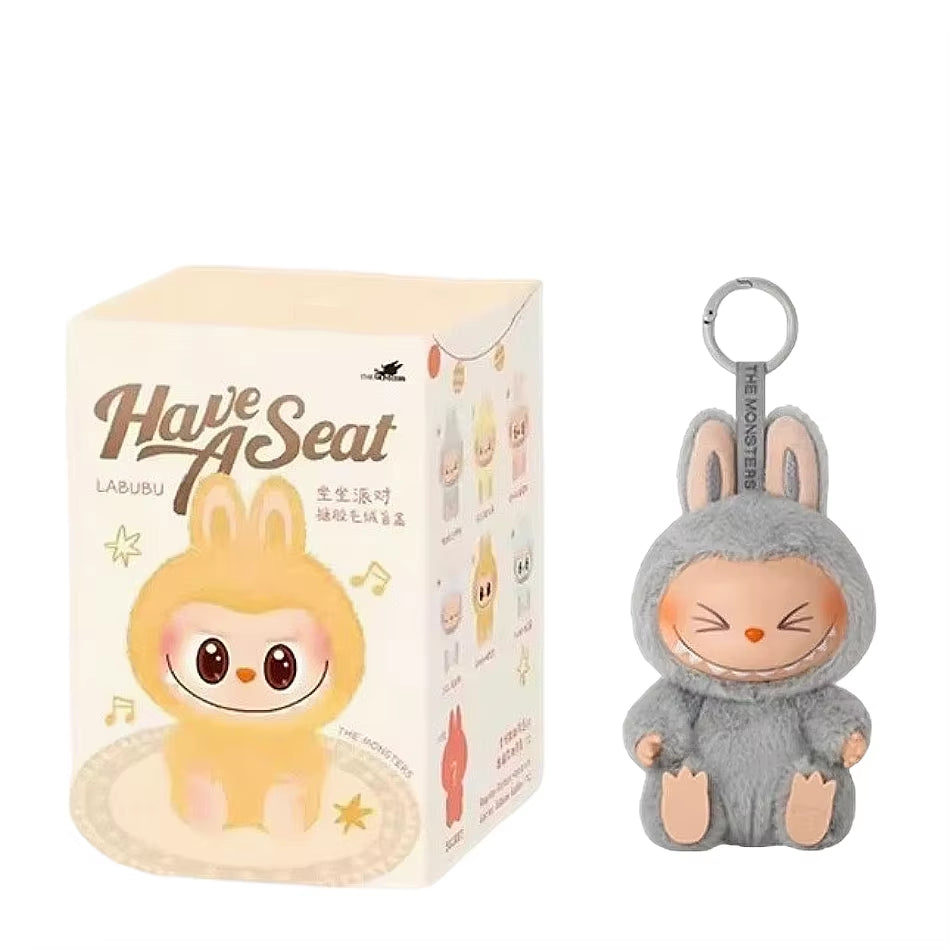 Caixa Misteriosa Labubu: Figuras de Ação Anime 17cm - Brinquedos PVC Colecionáveis e Ornamentos Divertidos!