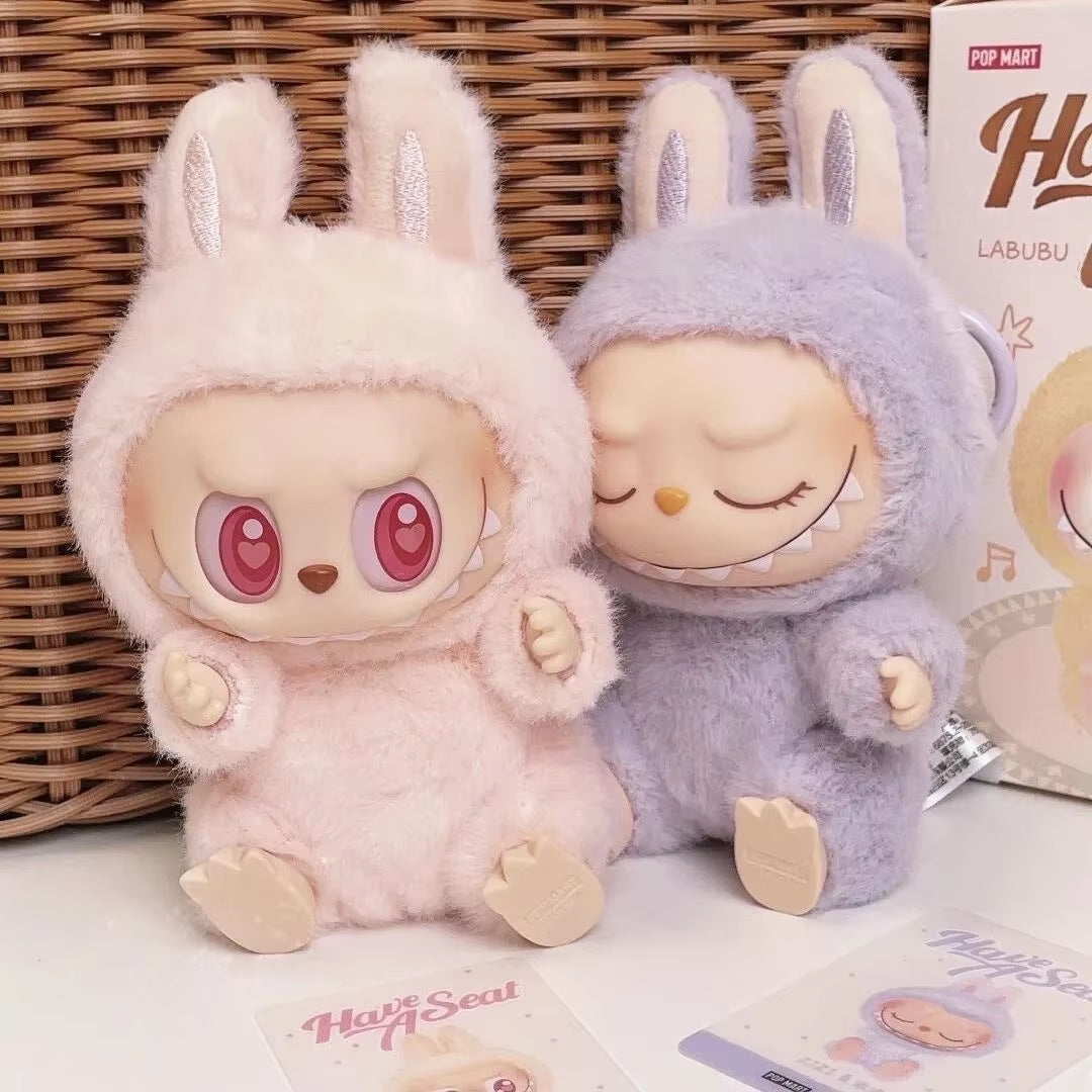 Caixa Misteriosa Labubu: Figuras de Ação Anime 17cm - Brinquedos PVC Colecionáveis e Ornamentos Divertidos!