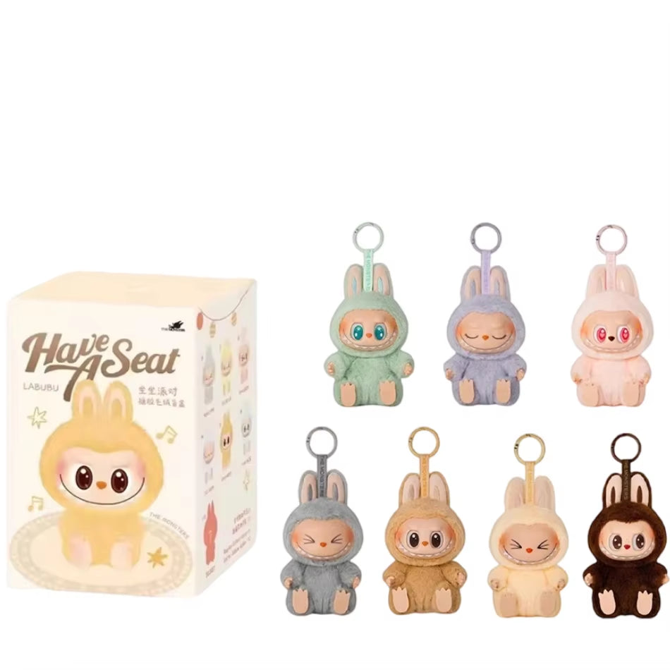 Caixa Misteriosa Labubu: Figuras de Ação Anime 17cm - Brinquedos PVC Colecionáveis e Ornamentos Divertidos!
